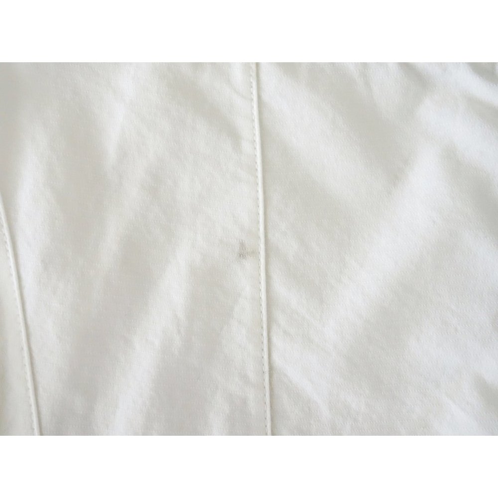 Marni White Cotton Laminate Contrast Draped Midi Skirt size IT 38 US 2 - Picture 8 of 9